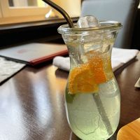 Homemade apple & lemongrass lemonade - Tilia, Bad Schandau  at Restaurant Tilia in Bad Schandau