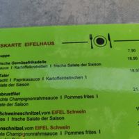 Vegane Taler (hausgemacht), ausgetauscht mit früher vegetarischem Steak at Restaurant Eifelhaus in Simmerath