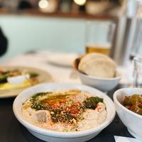 Butter Bean Hummus  at Ox and Finch in Glasgow