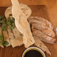 Bread board at The Italian Kitchen in Sheffield