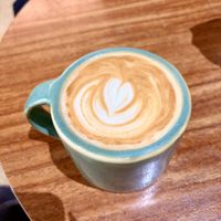 Latte   at Amamba in Mexico City