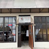 View from street at Aya Mediterranean Cuisine in Melbourne