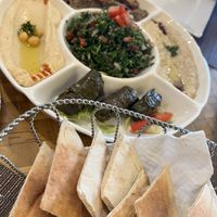 Warm pita bread  at Aya Mediterranean Cuisine in Melbourne