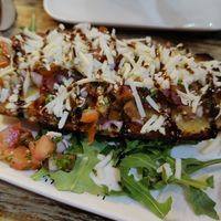 Bruschetta with vegan cheese at Love Italy in Surfers Paradise