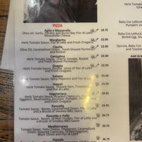 Menu  at Love Italy in Surfers Paradise