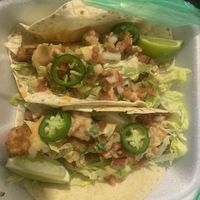 Shrimp tacos  at The Beet Box in Oklahoma City