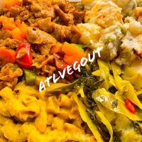 Large chik’n plate   at Di-Vine Plant Based Cuisine in Forest Park