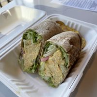 Chickpea Tuna Wrap   at Livite in Brookline