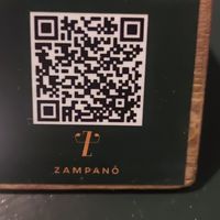 menu at Zampano in Athens