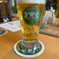 German vegan beer  at Erlebnisbrauerei Wittelsbacher Turm in Bad Kissingen