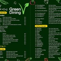 Menu 02 at Green Dining in Hua Hin