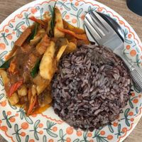 panang curry dry  at Green Dining in Hua Hin