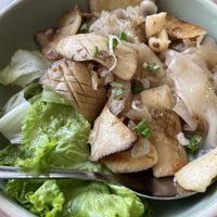 Pad see ew with mushroom   at Green Dining in Hua Hin