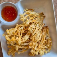 Fried mushrooms at Green Dining in Hua Hin