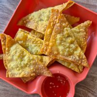 Fried wontons at Green Dining in Hua Hin