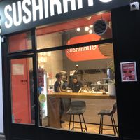 Two indoor seats , six outdoors but no cover.  at Sushirrito in Belgrade