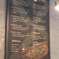 The menu / only labels dishes as "vegetarian" though some may be actually vegan at Sol y Roll in Madrid