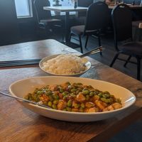 Edamame and tofu at Fönix in Hafnarfjordur