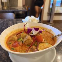Panang curry. Extra fried tofu. Perfection!  at Thai Bella in Moab