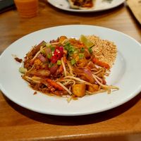 Kambuja's Pad Krapow with Crispy Tofu at Stockport Produce Hall in Manchester