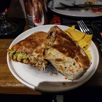 Burrito at Stockport Produce Hall in Manchester