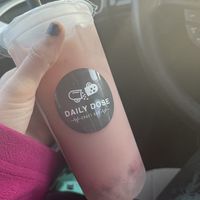 OMW to the beach with crystal boba   at Daily Dose Craft Bar in Jacksonville