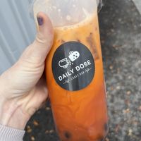 Thai milk tea with regular boba   at Daily Dose Craft Bar in Jacksonville