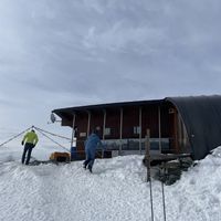 Outside  at Rifugio Campo Base in Ayas