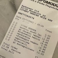   at Rossopomodoro in London