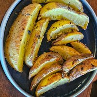 baked potatoes at Happy Bar & Grill in Plovdiv