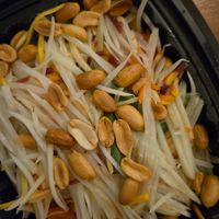 Papaya salad at Mana Thai Comfort Food in Longmont