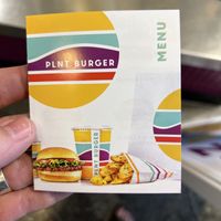 Mini menu   at PLNT Burger in Boston