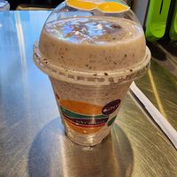 Mint cookie oatly shake at PLNT Burger in Boston