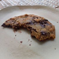 Remainderd of a cookie at Beaten by a Whisker in London