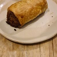 Sausage roll at Beaten by a Whisker in London