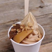 Hazelnut ice cream at Beaten by a Whisker in London
