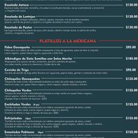 Menu as of June 2022, page 2  at Pali Pali Alameda in Mexico City