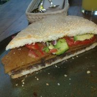 Torta de milanesa at Pali Pali Alameda in Mexico City