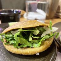 Gorditas chicharrón   at Pali Pali Alameda in Mexico City