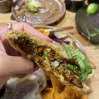 Gordita chicharrón   at Pali Pali Alameda in Mexico City