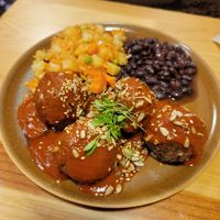 Albóndigas de semillas at Pali Pali Alameda in Mexico City