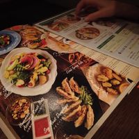 Menu at T's Restaurant in Tokyo