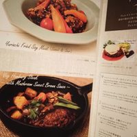Menu at T's Restaurant in Tokyo