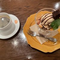 Caramel parfait  at T's Restaurant in Tokyo