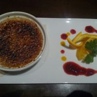 creme brulee at T's Restaurant in Tokyo