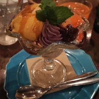 Halloween parfait at T's Restaurant in Tokyo