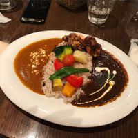 Half half curry at T's Restaurant in Tokyo