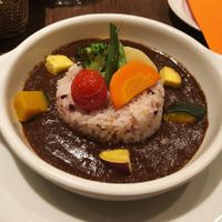 Veggie curry at T's Restaurant in Tokyo