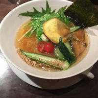 Yuzu Shoyu Men, very good!  at T's Restaurant in Tokyo