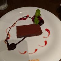 Vegan choco Tarte at T's Restaurant in Tokyo